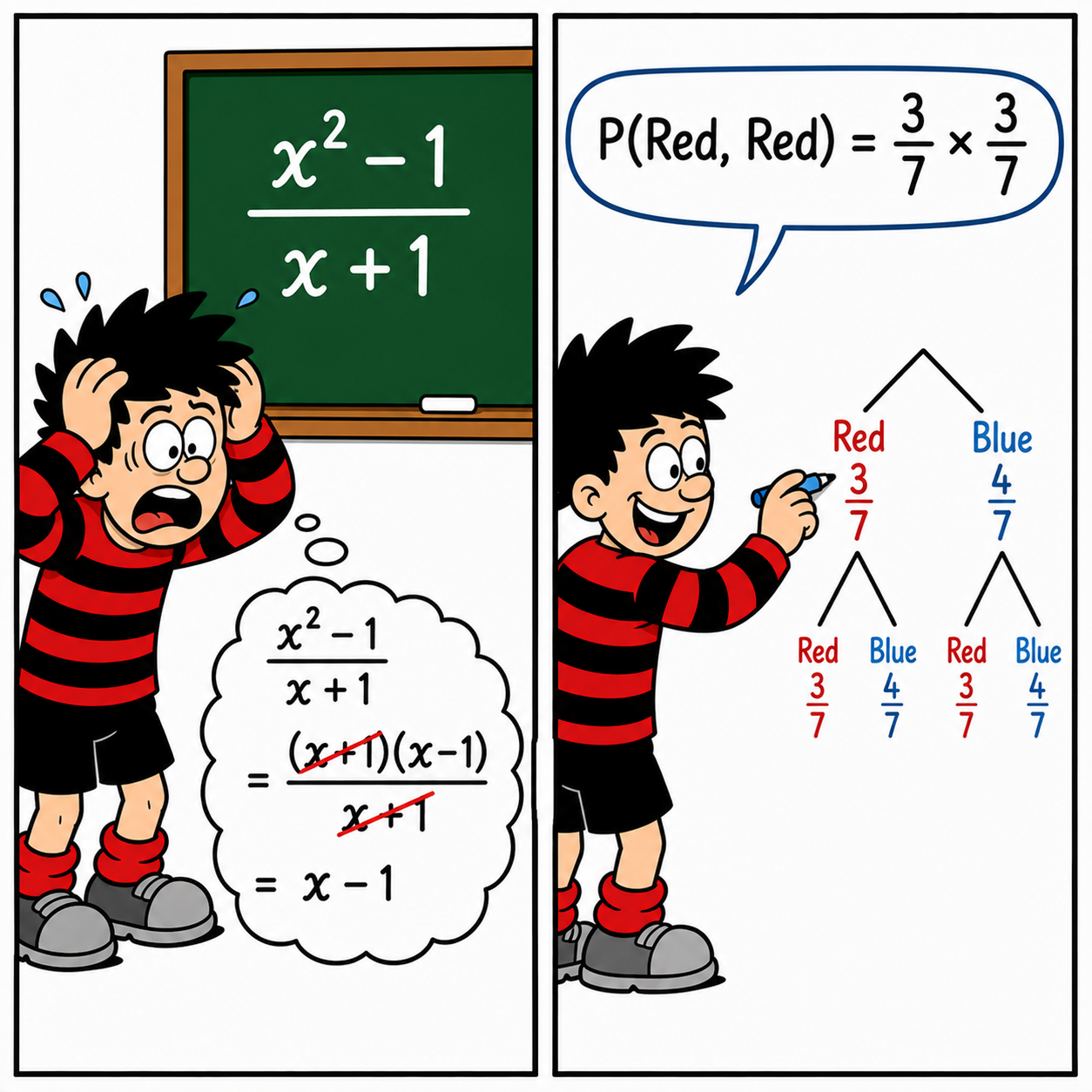 May Half Term GCSE Higher Masterclass | Algebraic Fractions + Algebraic Probability | Day 5