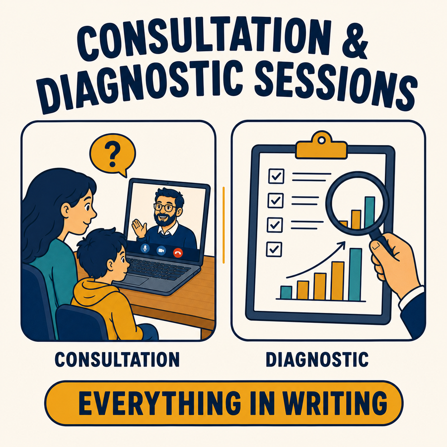 Consultation and diagnostic sessions for GCSE, SATs and 11+ with SHLC Tutors
