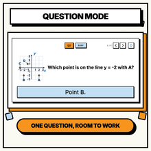 Question mode opens one question on its own page with a pen and highlighter