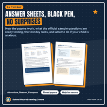 FSCE test day: answer sheets, black pen, timed papers and help for nerves