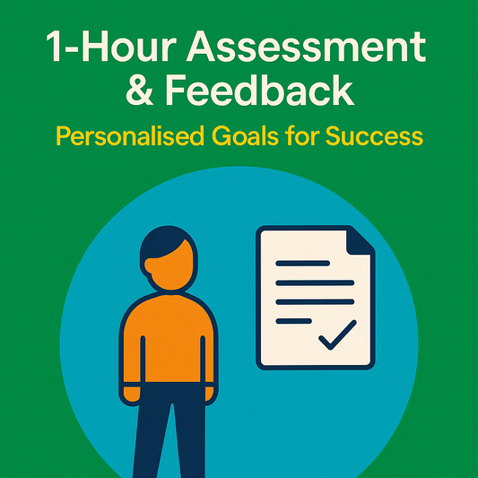 1-Hour Assessment & Feedback for 8-16 Year Olds  – Personalised Goals for Success