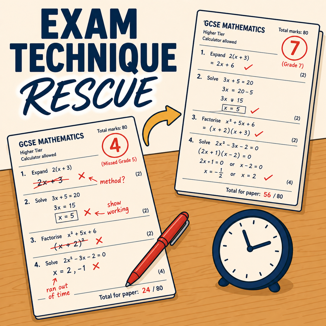 Exam Technique Rescue | GCSE Maths, English & Science | SHLC
