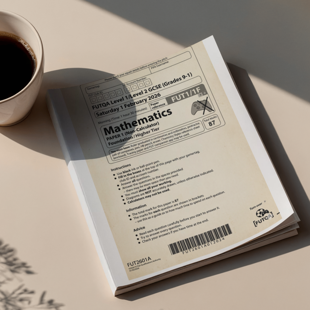 The Ultimate FIFA-Themed FUTQA GCSE Maths Practice Paper