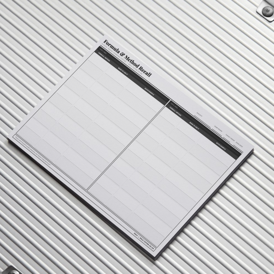 Printable GCSE & A-Level Revision Planner Sheets | 8 Sheet Pack | PDF Digital Download