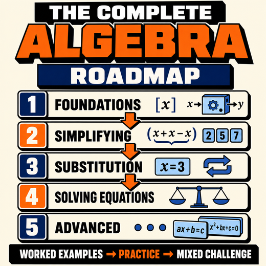 Algebra Mastery Bundle | 10 Interactive Digital Lessons | 60 Units, 850 Questions | 11+ & GCSE