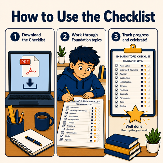 11+ Maths Topic Checklist (Free PDF) | SHLC Tutor
