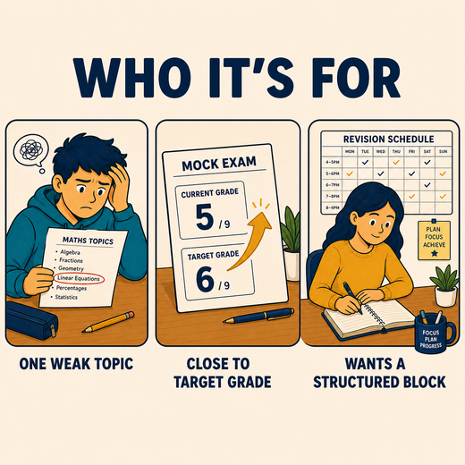 4-Week Tutoring Sprint | GCSE & SATs | SHLC Tutor