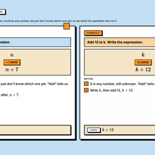I Do worked example, Unit 1 adding to a letter, full method shown