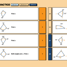 Easy tier practice questions with hidden click-to-reveal answers
