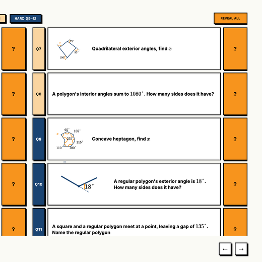Hardest tier mixed review questions with hidden click-to-reveal answers