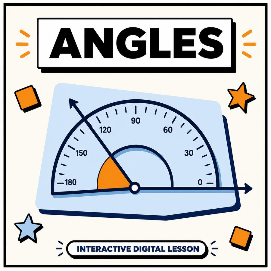 Angles Mastery interactive digital lesson for 11+ and GCSE maths revision