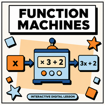 Function Machines Mastery interactive digital lesson for 11+ and GCSE maths revision