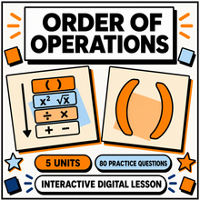 Order of Operations BIDMAS interactive digital lesson for 11+ and GCSE maths revision