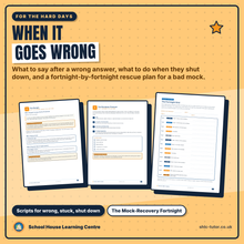 Scripts for wrong, stuck and shut down, plus the Mock-Recovery Fortnight grid