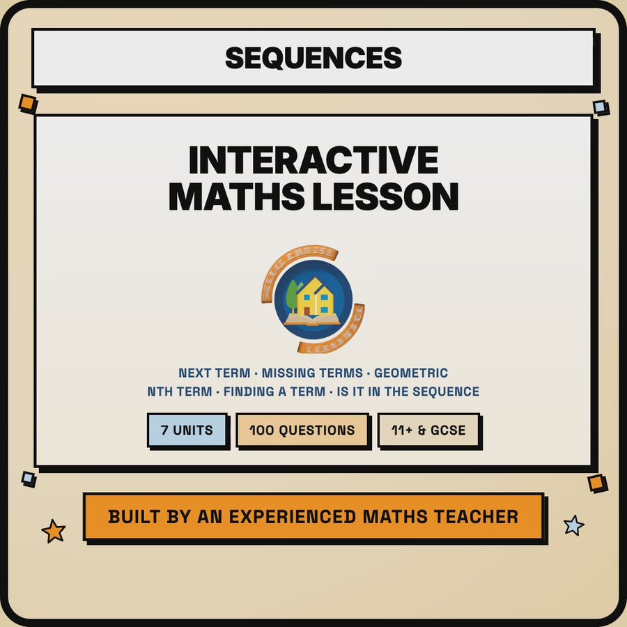 15 second preview of the Sequences interactive digital lesson
