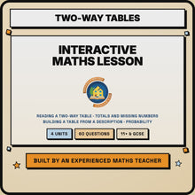 Two-Way Tables lesson preview video