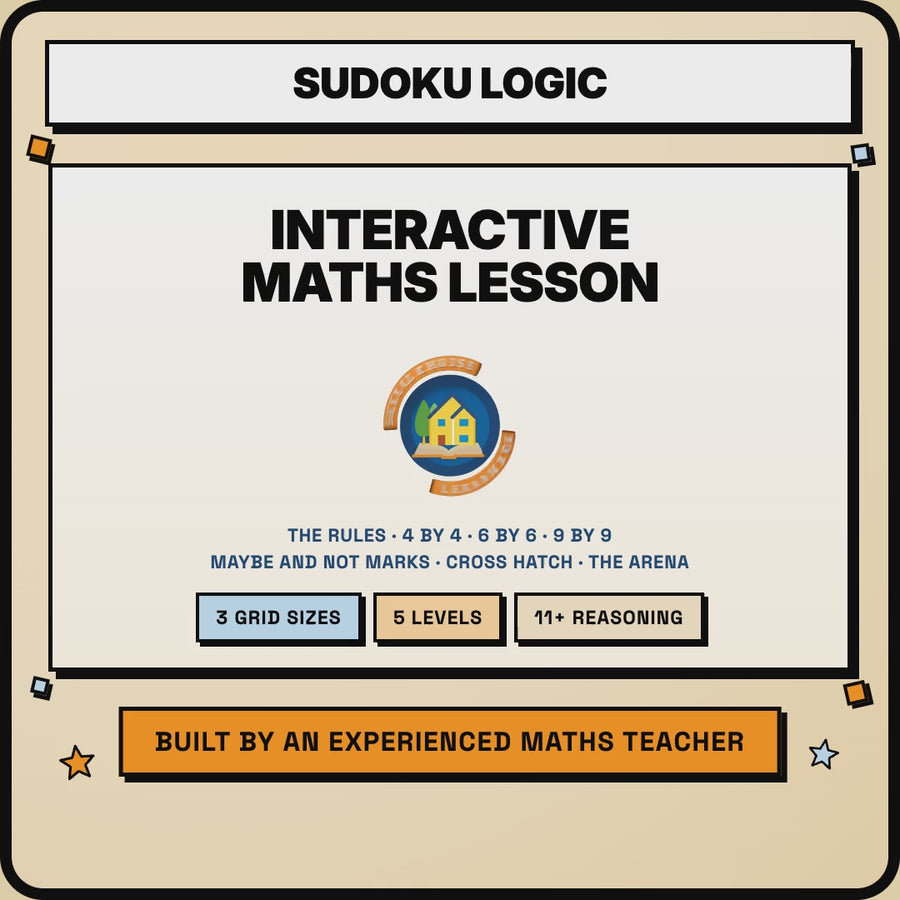 Sudoku Logic interactive lesson, 15 second preview