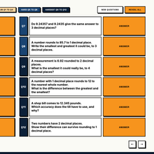 Hardest tier questions from the final mixed challenge on bounds and accuracy