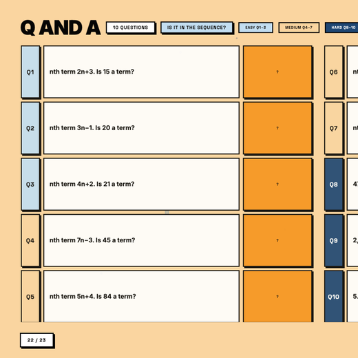Practice questions, Unit 7 checking if a value is in the sequence, hard tier, answers hidden