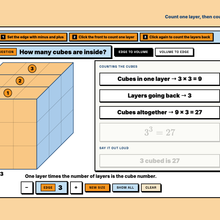 Cube Builder explore tool counting one layer then the layers going back to reach 27