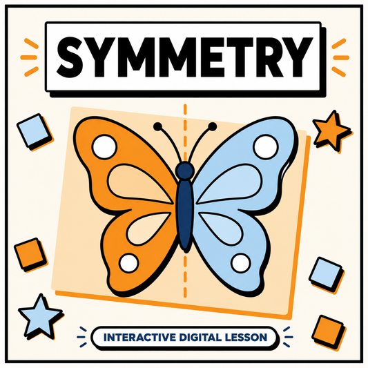 Symmetry Mastery interactive digital lesson for 11+ and GCSE maths revision