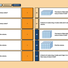 Easy tier practice questions, Unit 1 what volume is, answers hidden