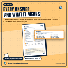 Answer pages for the free multiplying by 10, 100 and 1000 worksheet, with what each kind of mistake means and a score tracker